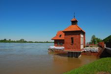 The Flood At Wisla River Stock Photos The Flood At Wisla River Stock Photos