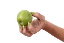 Apple In Hand. Stock Image Apple In Hand. Stock Image