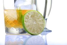 Fresh Lime And Whiskey Royalty Free Stock Photos Fresh Lime And Whiskey Royalty Free Stock Photos