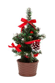 Small Christmas Tree Stock Photo