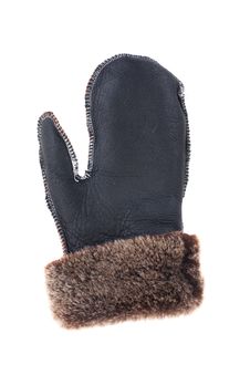 Leather Gloves With A White Background Royalty Free Stock Photography Leather Gloves With A White Background Royalty Free Stock Photography