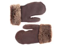 Leather Gloves With A White Background Stock Photos Leather Gloves With A White Background Stock Photos