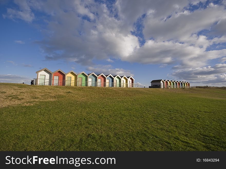 Colorful Beach Huts