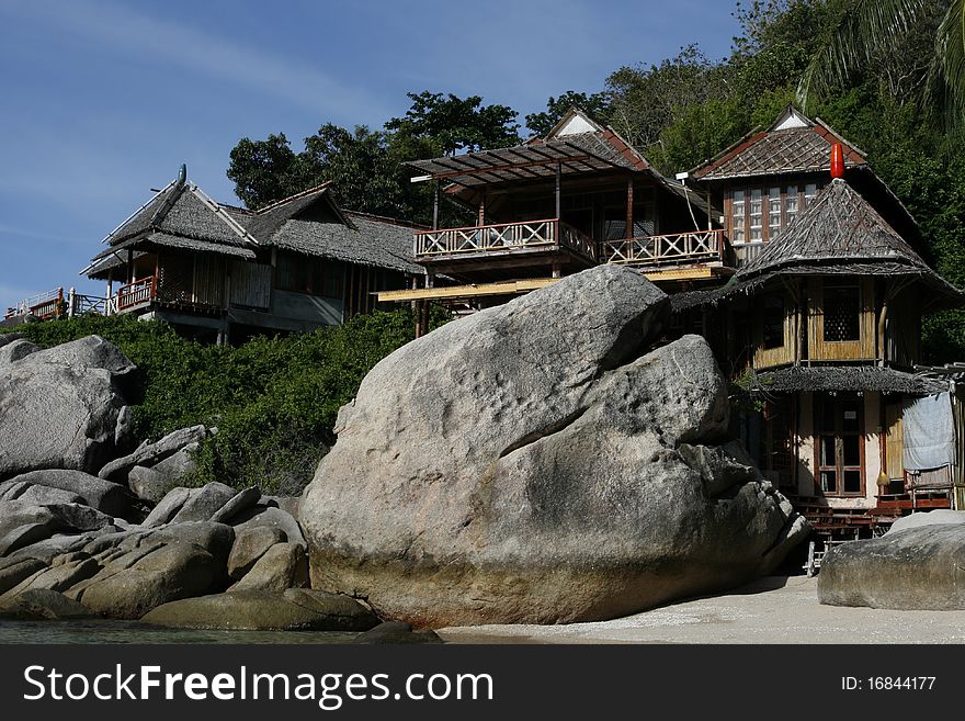 Bungalow On Rocky Coast