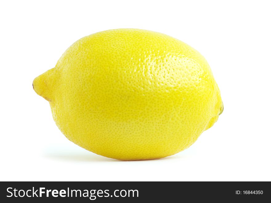 Lemon isolated on a white background