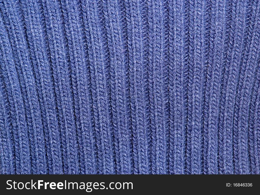 Blue woven sweater striped texture. Blue woven sweater striped texture