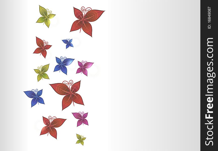 Butterflies for your design. Vector format available.