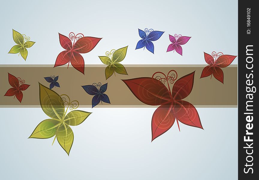 Butterfly frame for you design