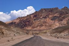 Death Valley Artist Drive Royalty Free Stock Images Death Valley Artist Drive Royalty Free Stock Images