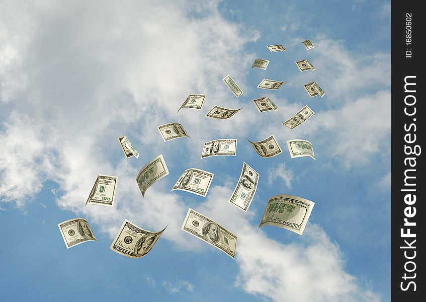 Dollars Falling From Sky