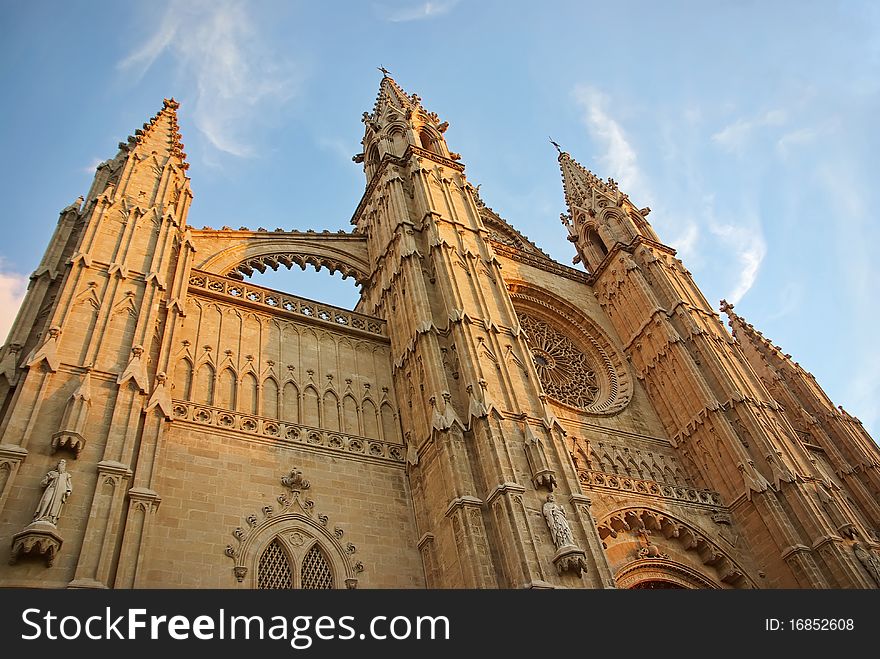 Gothic Cathedral of Palma de Majorca (Balearic Islands - Spain)