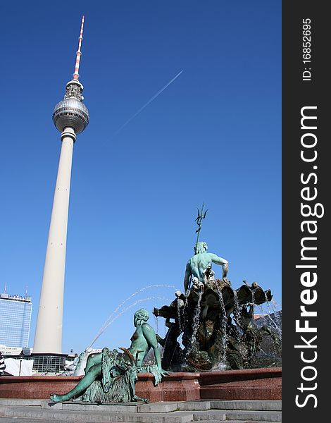 This is the famous fernsehturm in Berlin / Germany