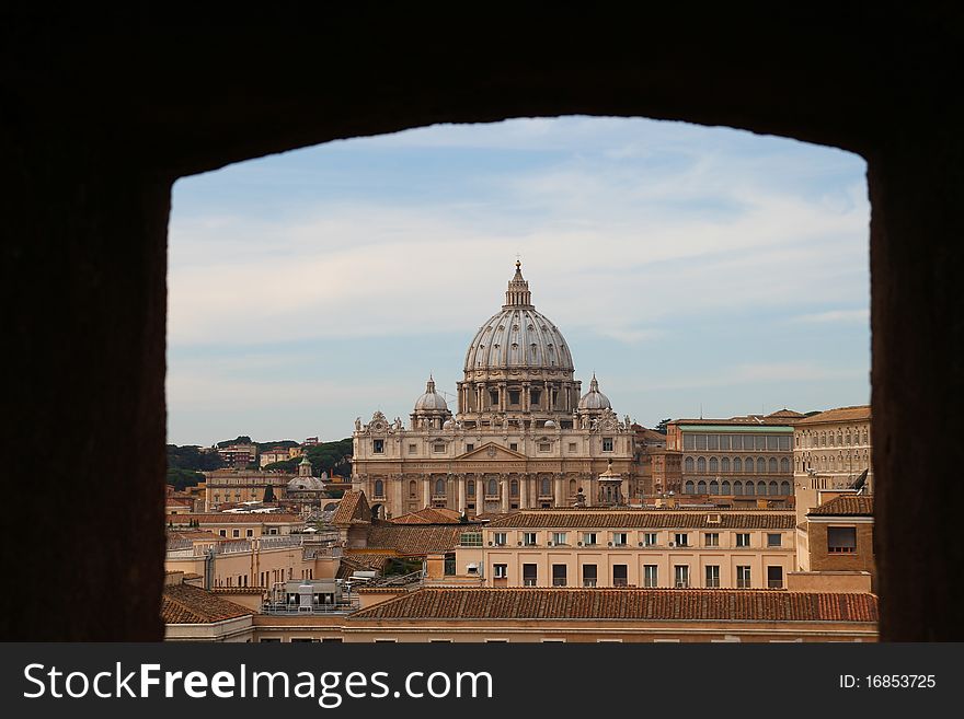This is the St. Peter's Cathedrale in Rome. This is the St. Peter's Cathedrale in Rome