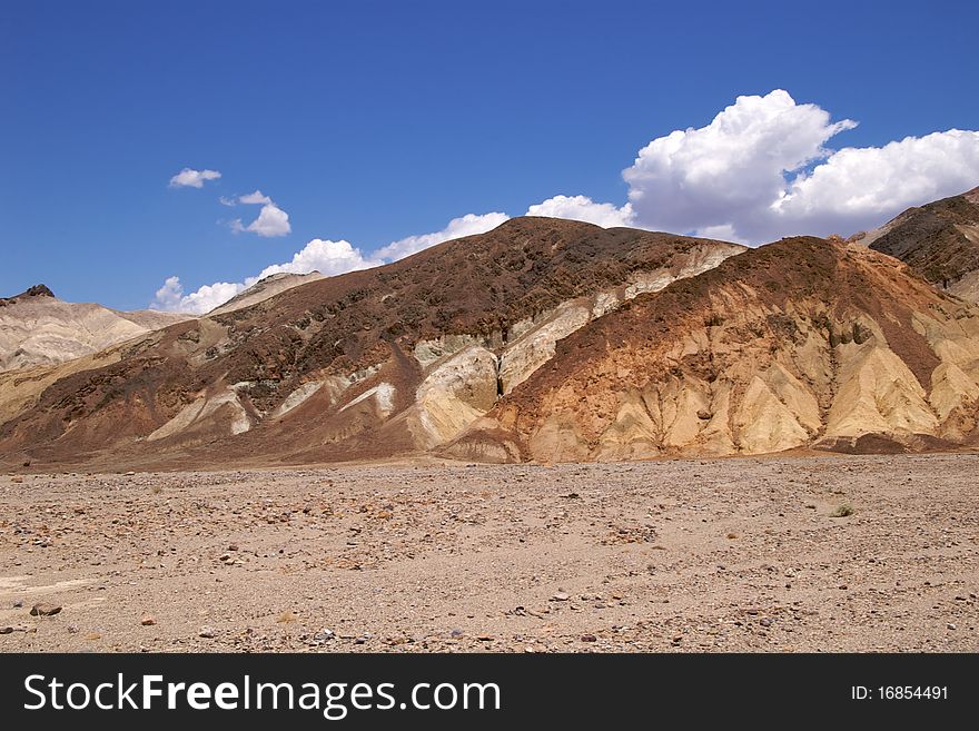 Colourful mountains, Artists Drive, Death Valley National Park. Colourful mountains, Artists Drive, Death Valley National Park