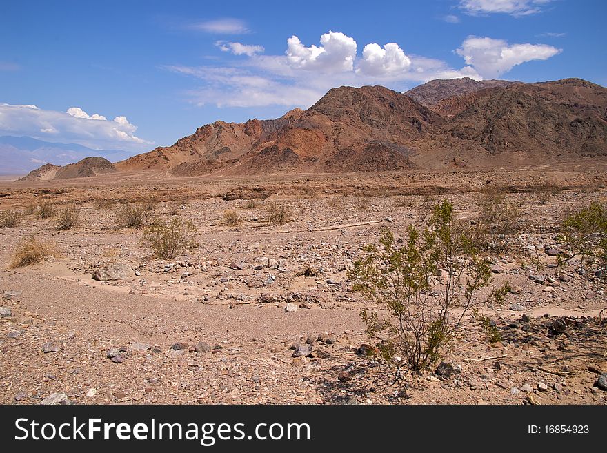 Death Valley landscape near Badwater Basin