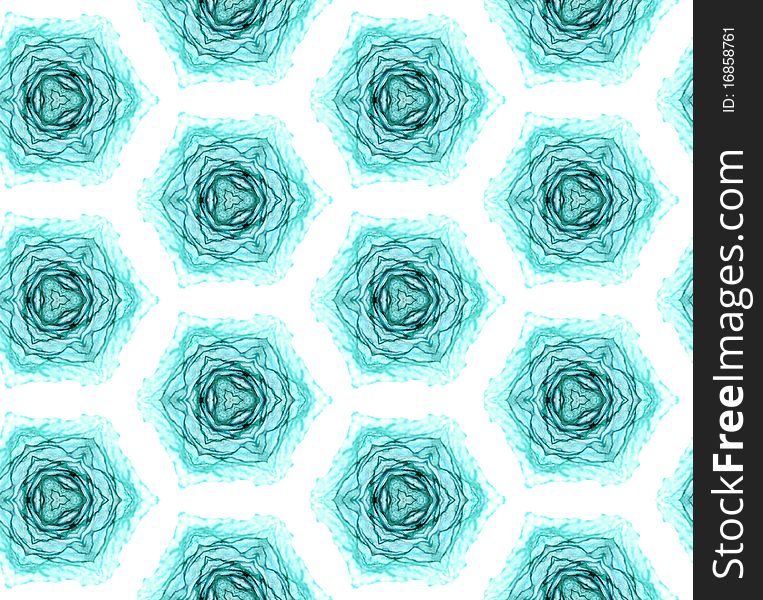 Seamless abstract pattern in light blue and white