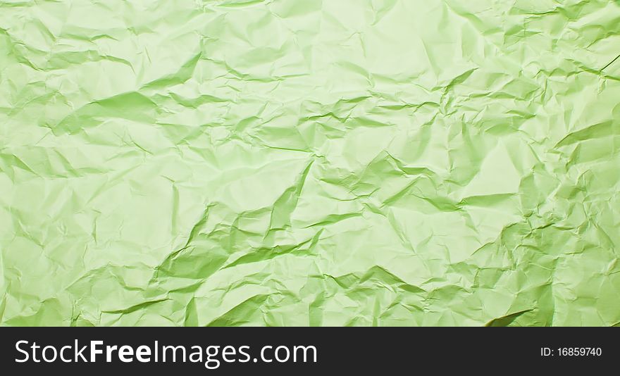 Wrinkled paper background. Wrinkled paper background