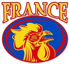 Mascot Rooster Cockerel France Stock Photography Mascot Rooster Cockerel France Stock Photography
