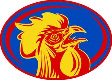 French Mascot Rooster Cockerel Royalty Free Stock Images French Mascot Rooster Cockerel Royalty Free Stock Images