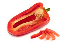 Red Bell Pepper Stock Photo Red Bell Pepper Stock Photo