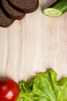 Bread And Vegetables Stock Image Bread And Vegetables Stock Image