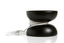 Black Yo-yo Toy Stock Image
