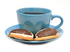 Cup Of Tea And Some Cookies Stock Images Cup Of Tea And Some Cookies Stock Images