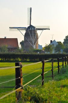 Dutch Windmill In Autumn Colors Royalty Free Stock Photography Dutch Windmill In Autumn Colors Royalty Free Stock Photography