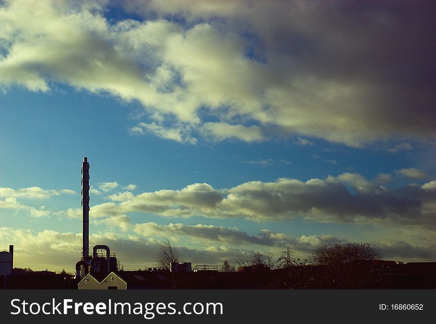 An industrial skyline, taken early morning. An industrial skyline, taken early morning.