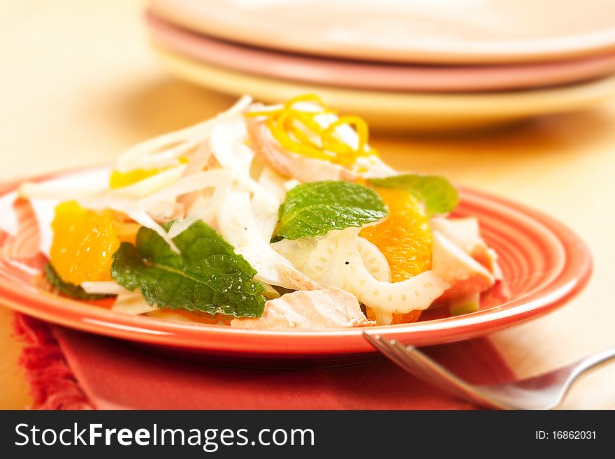 Salmon Fennel And Orange Salad