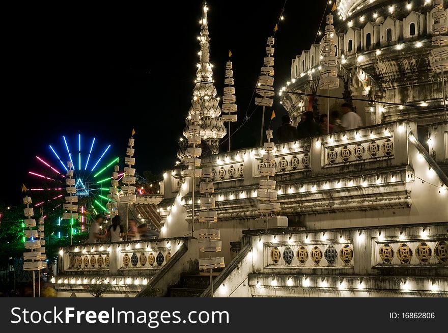 Decorated Temple In Thailand