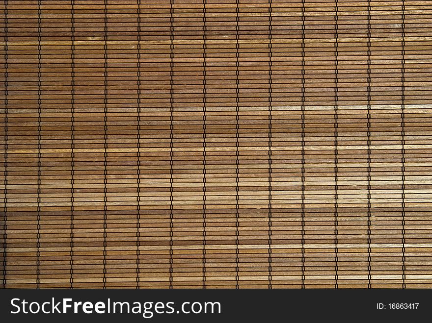 Close up of bamboo mat background. Close up of bamboo mat background
