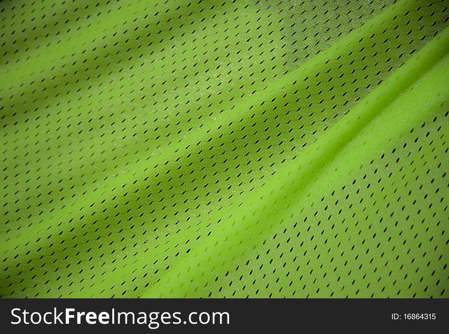 Green Textured Material