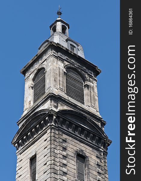 Belltower of the Church of Saint Paul located at Bourdeaux, France. Belltower of the Church of Saint Paul located at Bourdeaux, France