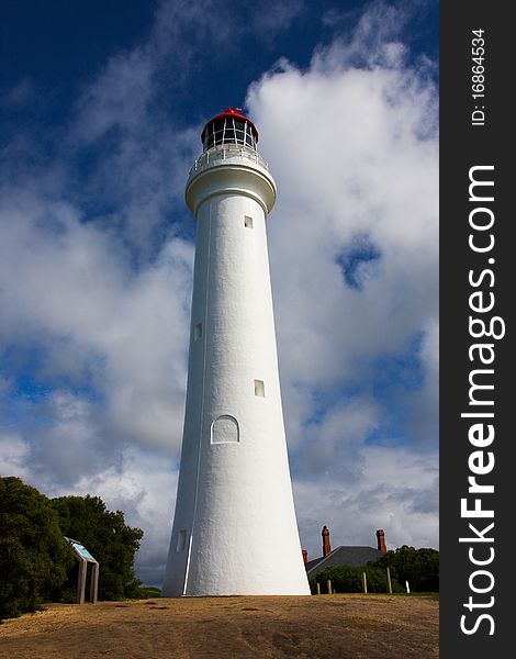 Lighthouse on Great Ocean Road in Australia