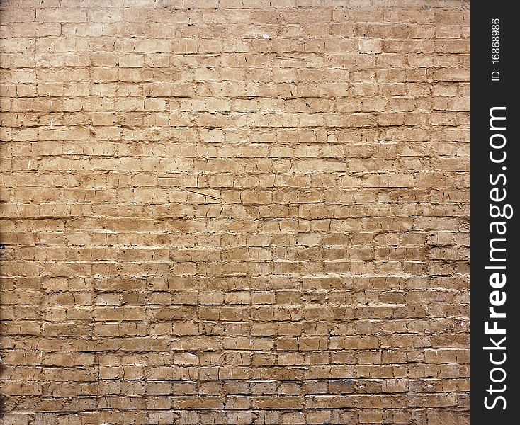 Old brick wall, vintage texture