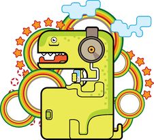 Funny Monster Royalty Free Stock Photos Funny Monster Royalty Free Stock Photos