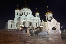Cathedral Of Christ The Savior In Moscow, Russia Stock Photo Cathedral Of Christ The Savior In Moscow, Russia Stock Photo