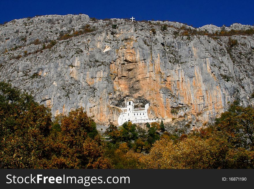 Montenegro mountains Monastery Ostrog Niksic still-life religion