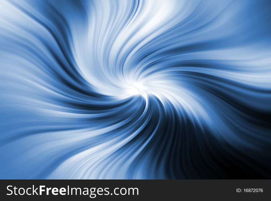Abstract wavy background in blue