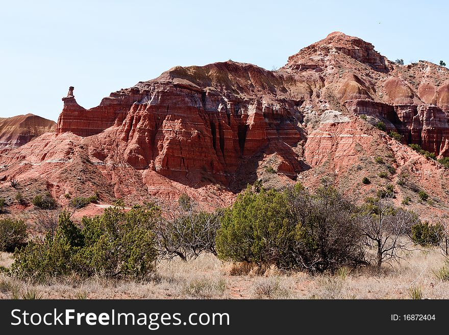 Palo Duro State Park, Amarillo,Texas,
Red rocks in the park along the Lighthouse Trail. Palo Duro State Park, Amarillo,Texas,
Red rocks in the park along the Lighthouse Trail.