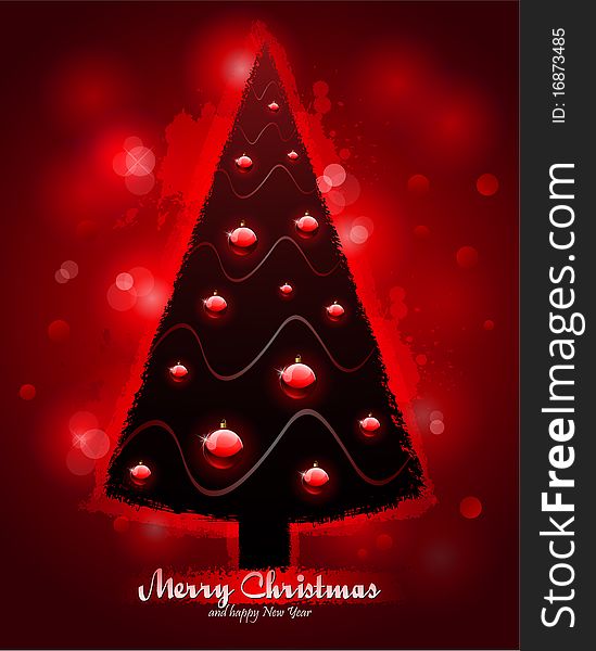 Christmas Tree Greeting Card