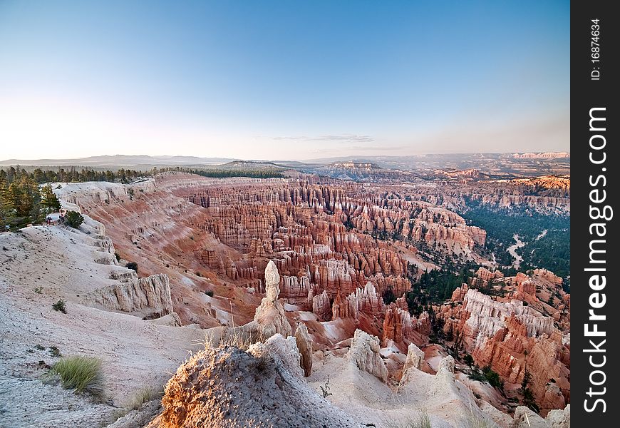 Inspiration point at Bryce Canyon National Park