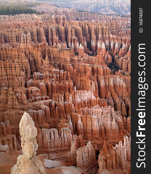 Extrange rock fprmations at Bryce Canyon National Park