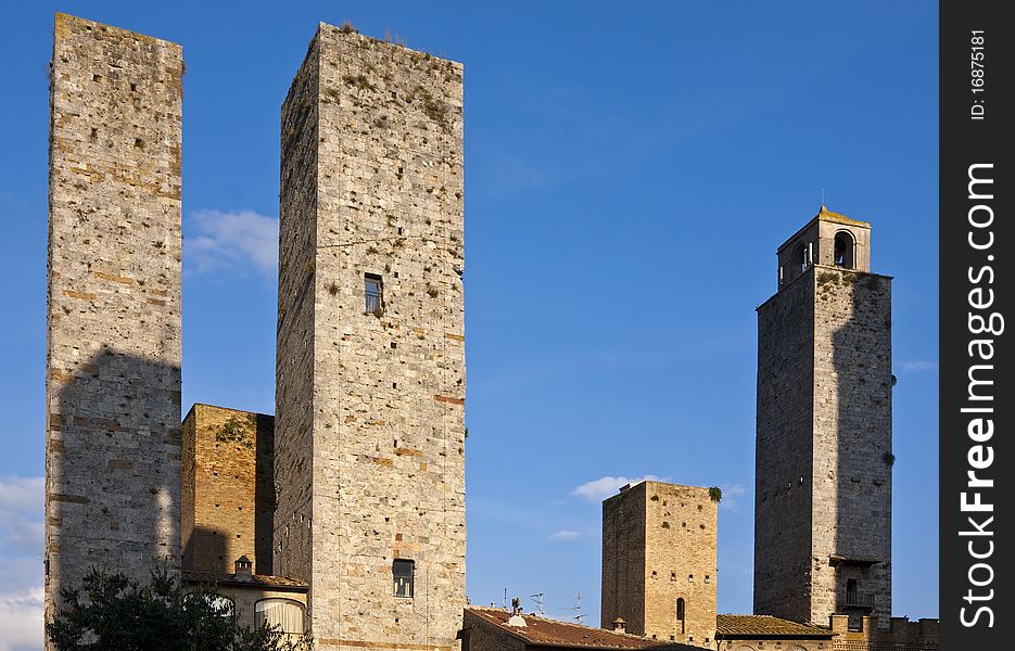 The towers of San Gimignano.