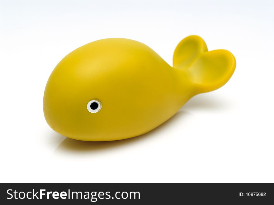 Whale floating yellow rubber soft. Whale floating yellow rubber soft