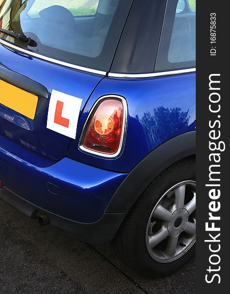 Image of a lerner car in London. Image of a lerner car in London