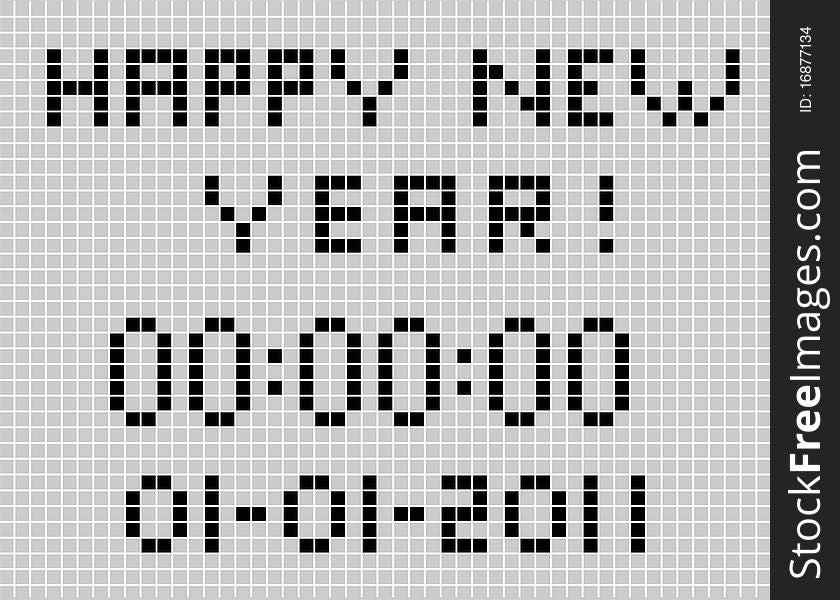 Digital Happy New Year backgrounds