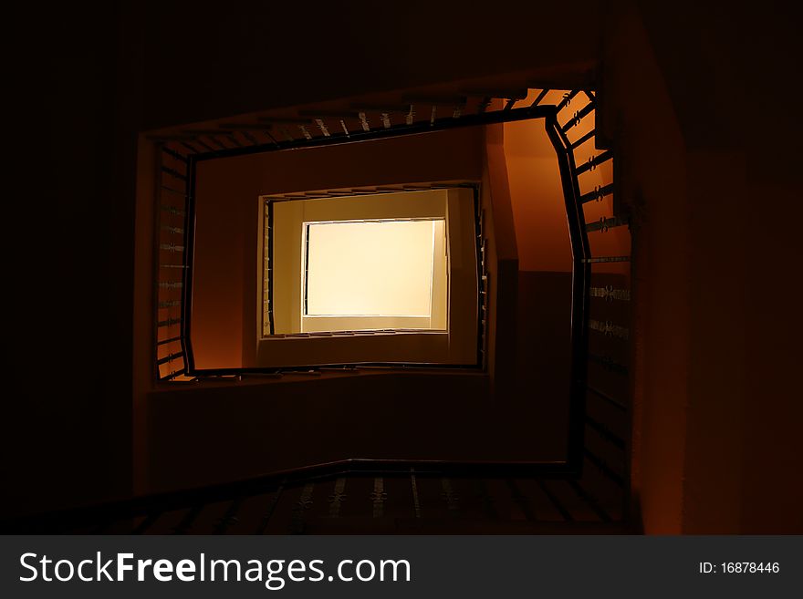 The Staircase in Old Tenement House. The Staircase in Old Tenement House