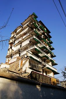 Demolished Building Royalty Free Stock Images Demolished Building Royalty Free Stock Images